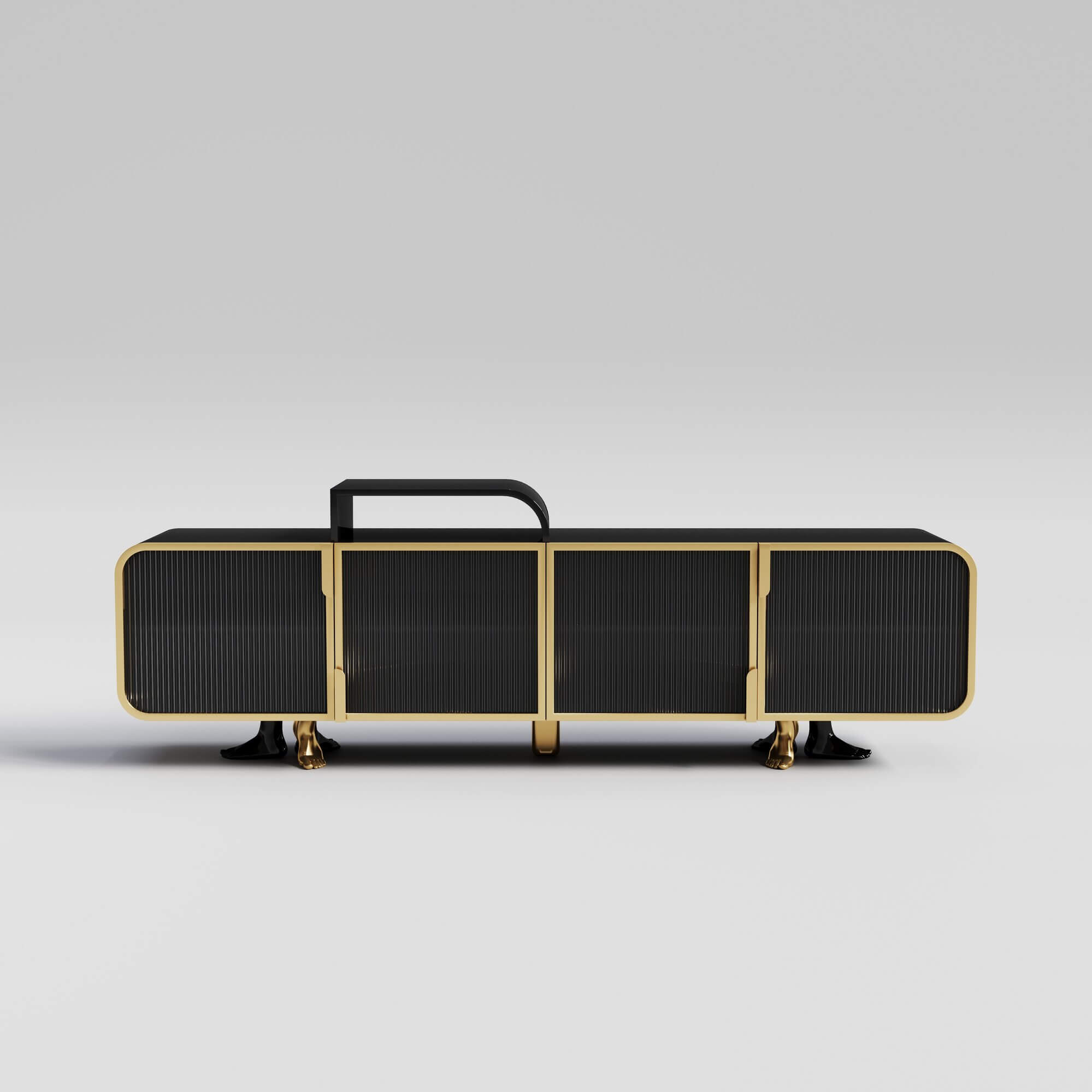 Monroe SB - Gold Leaf, Black Lacquer__2