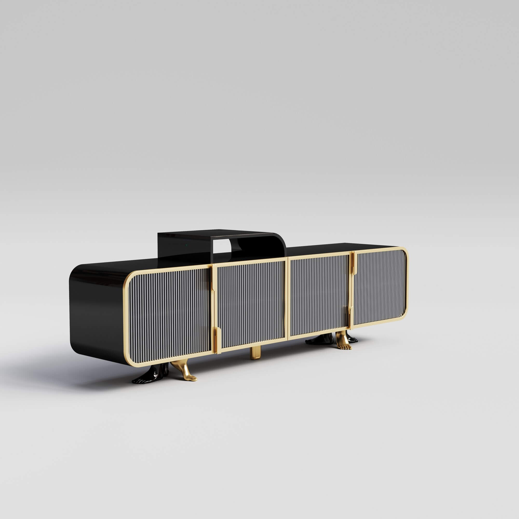 Monroe SB - Gold Leaf, Black Lacquer__3