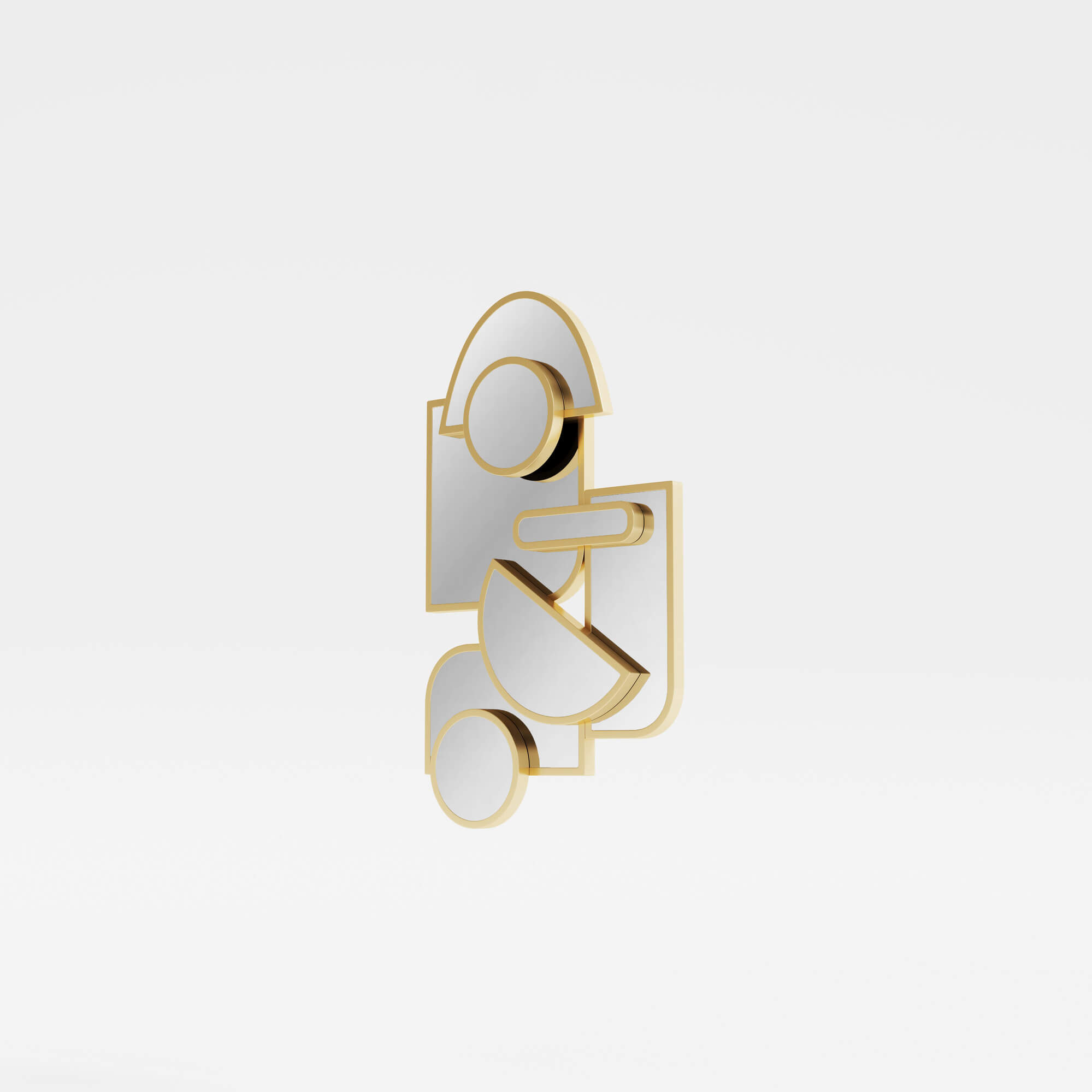 Oblong Mirror Frame - Gold Leaf__2-edit