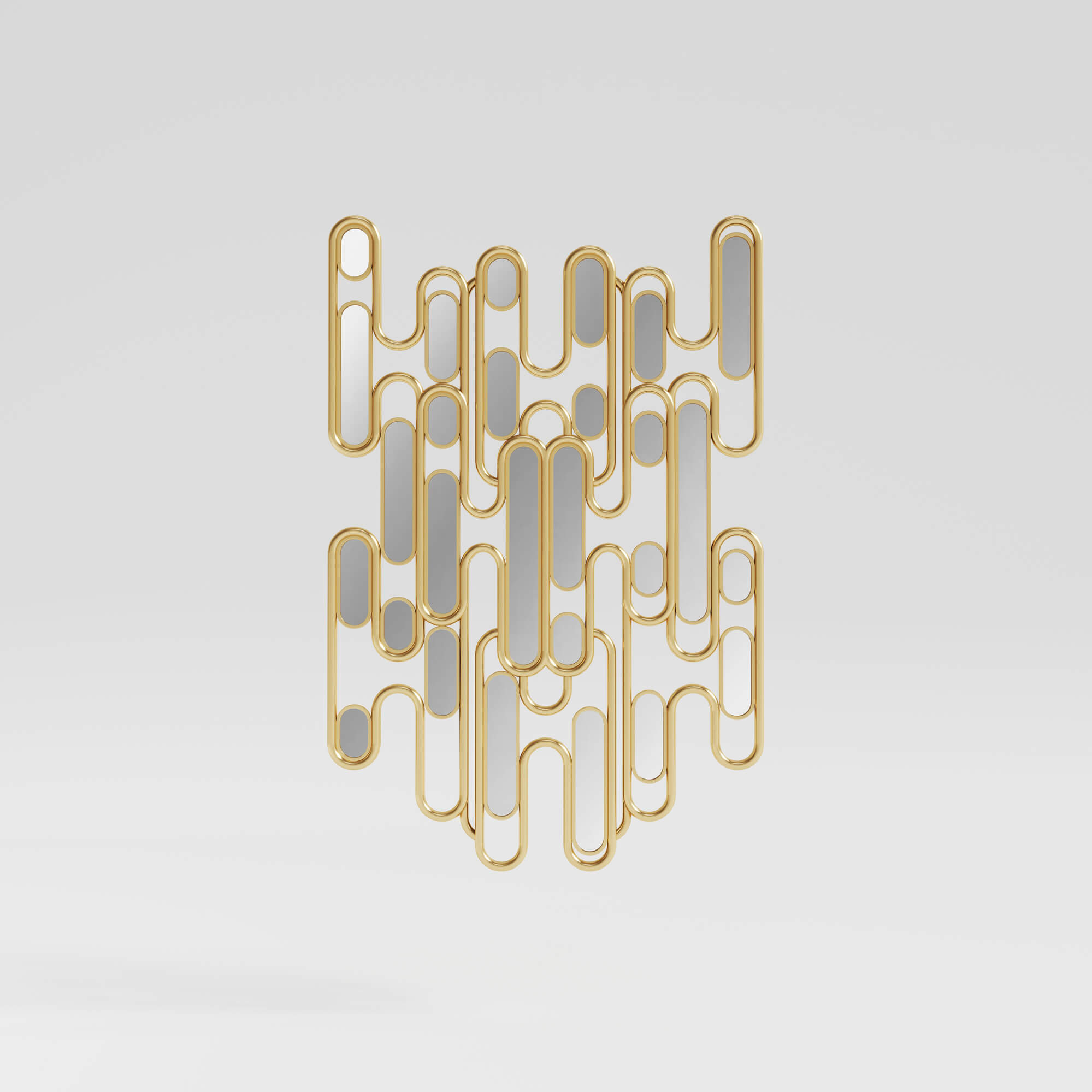 Oblong mirror frame - Gold Leaf_