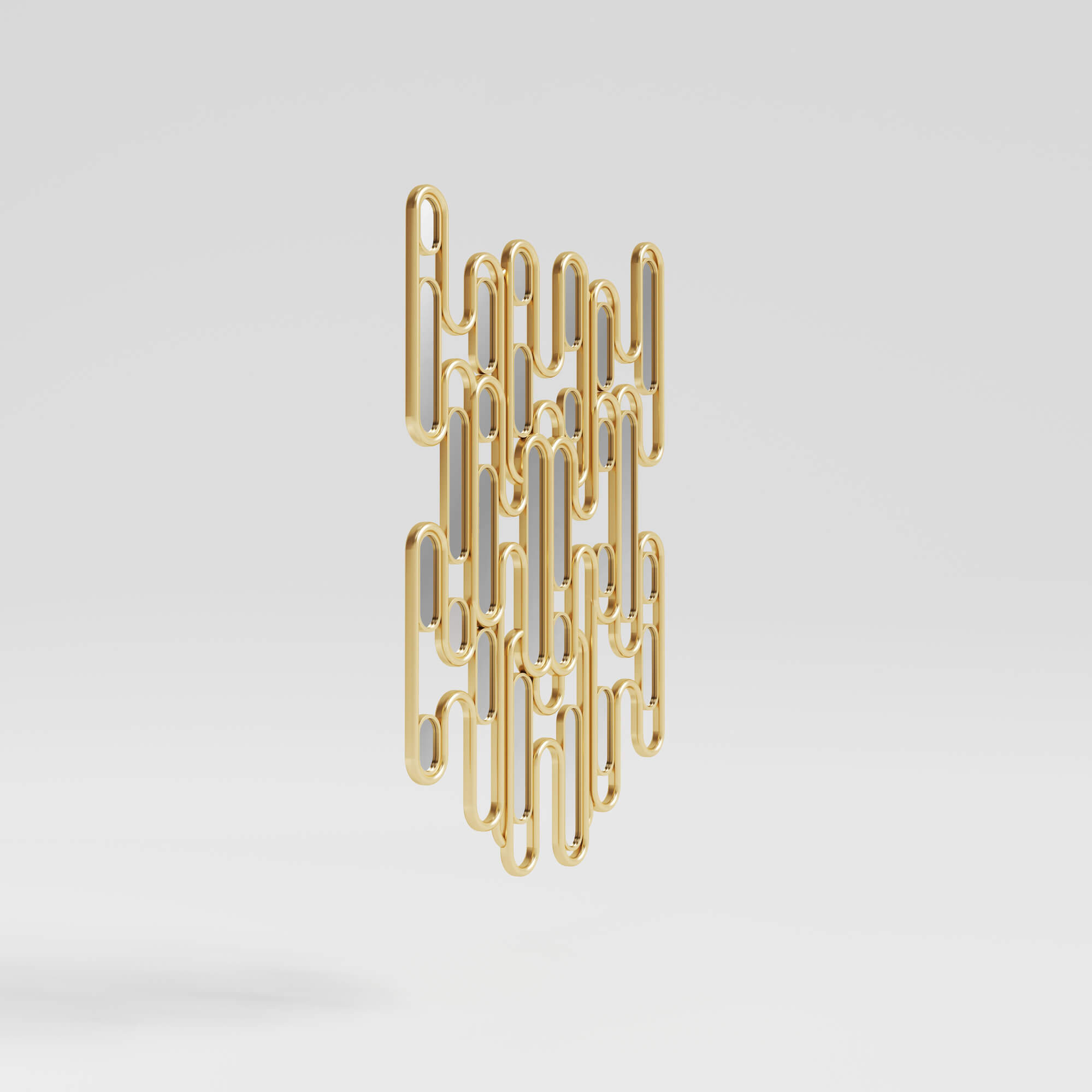 Oblong mirror frame - Gold Leaf__2
