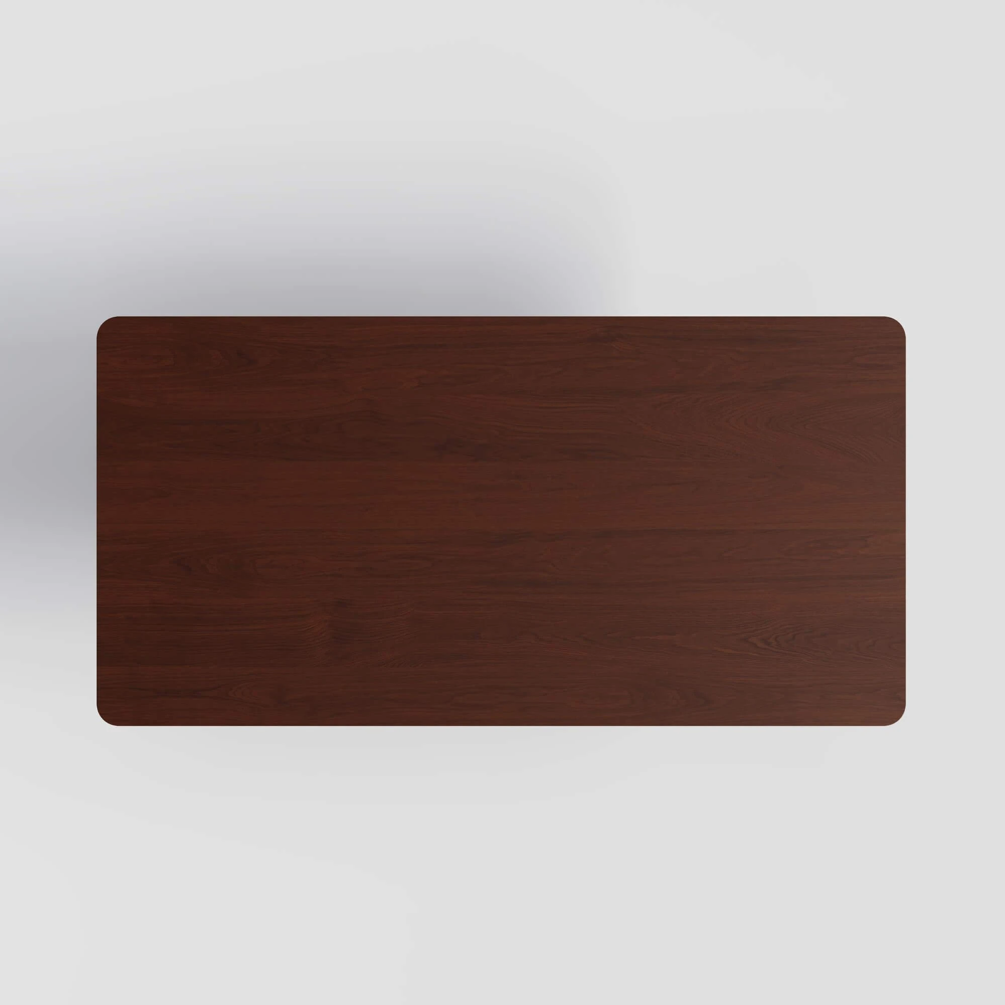 Picasso DT - Gold Leaf & Natural Mahogany_top view