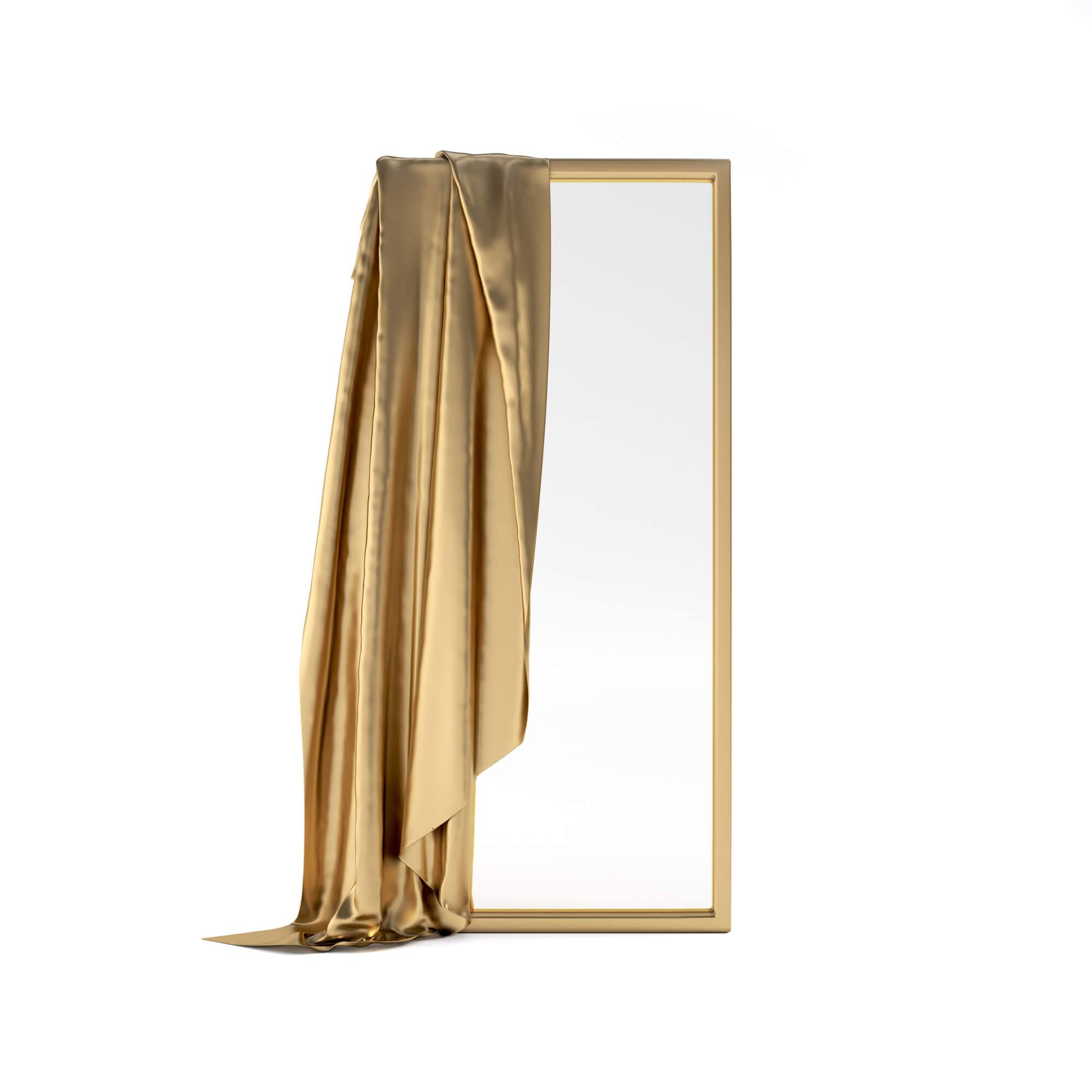 DUAN MIRROR-FRONT-BRASS